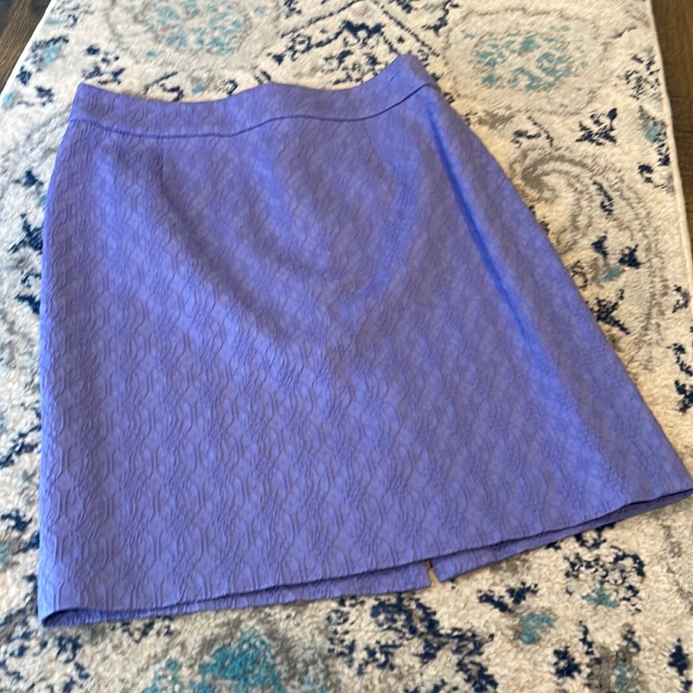 Size 6P Banana Republic pencil Skirt- periwinkle blue, VGUC